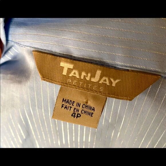 TanJay Embellished Button Down Blouse - Picture 9 of 9